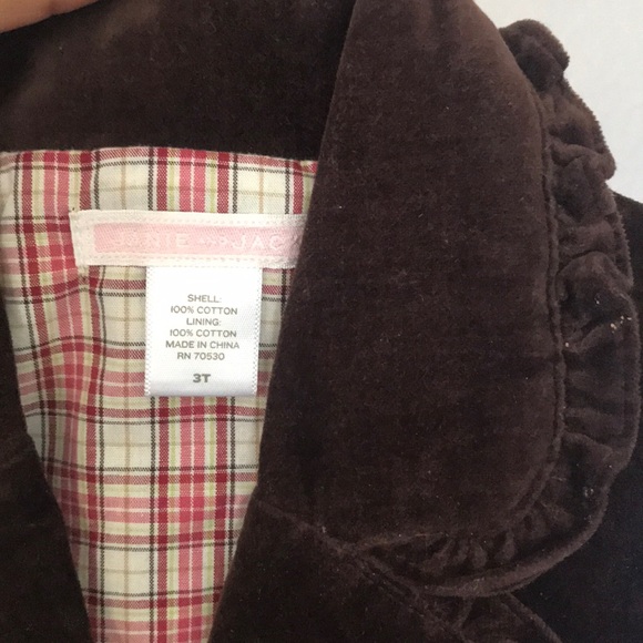 Velvet toddler Janie and Jack Vest - Picture 2 of 2